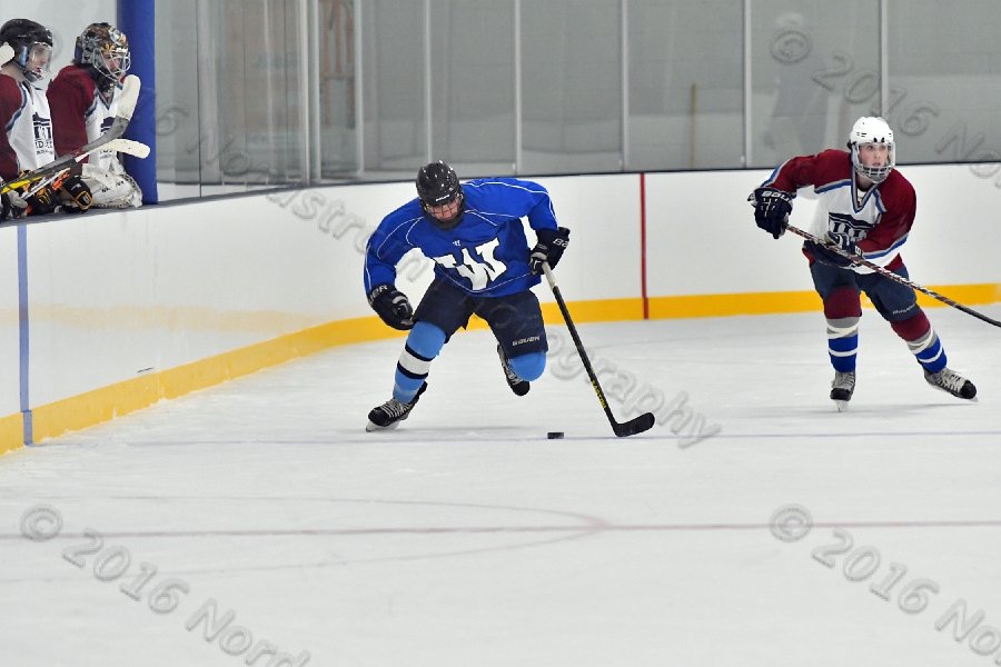 Wheaton College Men\'s Ice Hockey vs Middlesex Community College. - Photo By: KEITH NORDSTROM